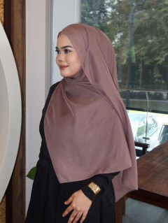 CLASSY COTTON SHAWL IN ROSY BROWN