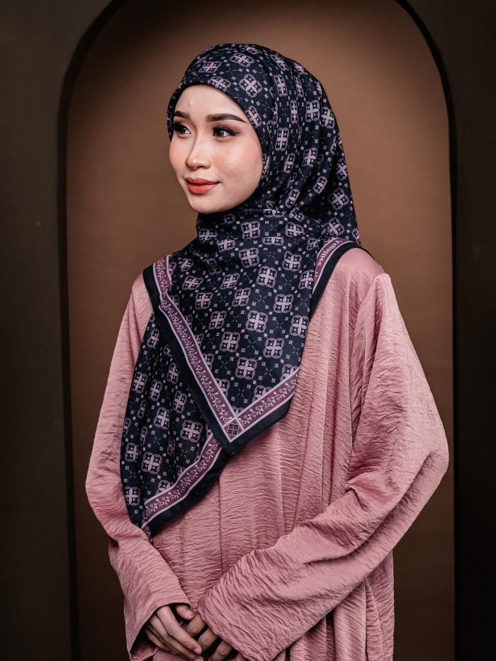 BAWAL PRINTED - HERA ( BLACK WINE )