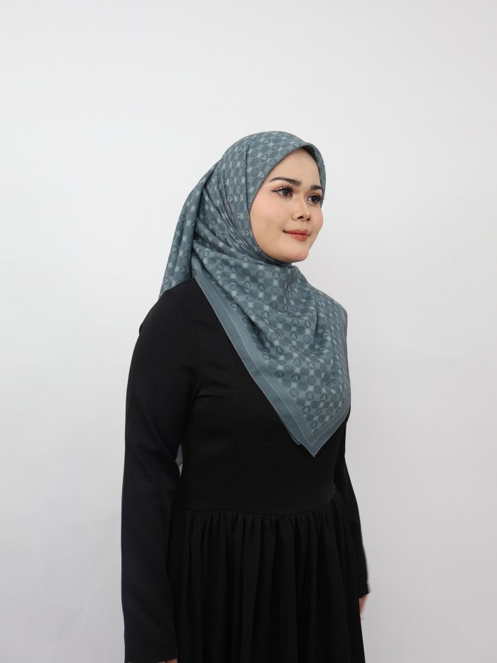 BAWAL CLASSY MONOGRAM IN STEEL BLUE