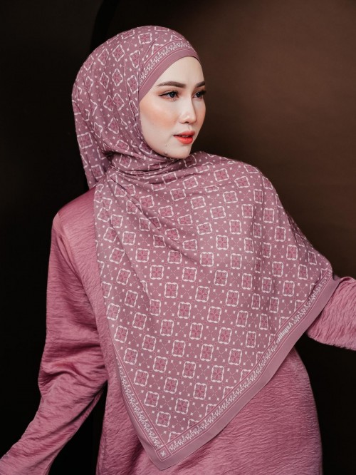 SHAWL PRINTED - HERA ( TURKISH ROSE )