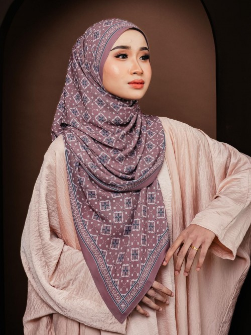 SHAWL PRINTED - HERA ( RUSSET BROWN )