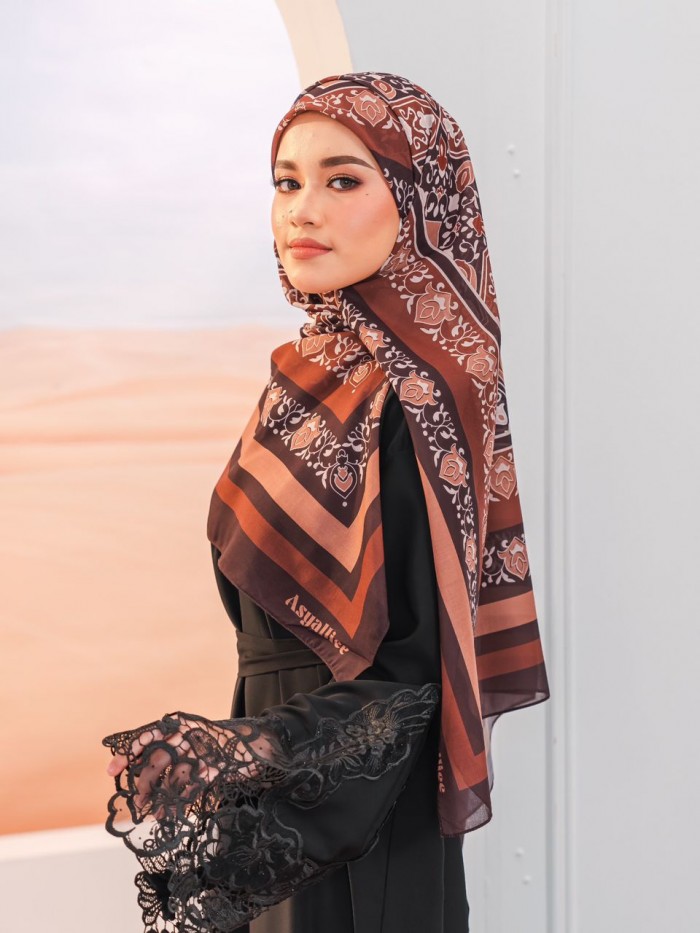 BAWAL PRINTED - AL-QAMAR ( MIDNIGHT )