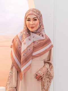 BAWAL PRINTED - AL-QAMAR ( SEPIA BROWN )