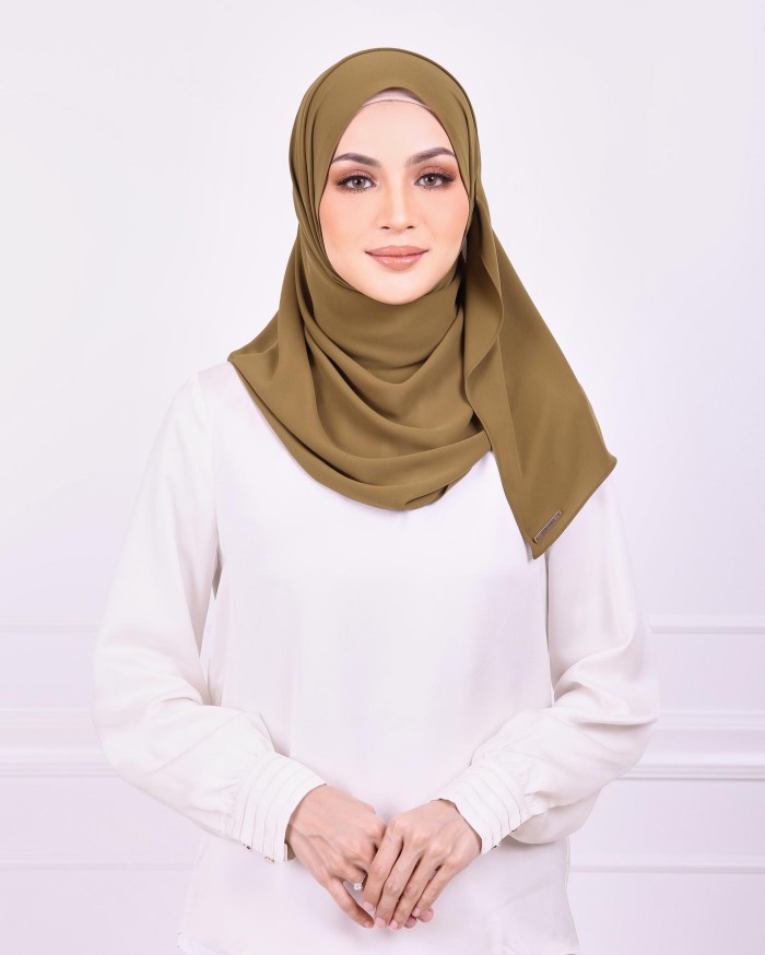 Basic Premium Chiffon (Army Green)