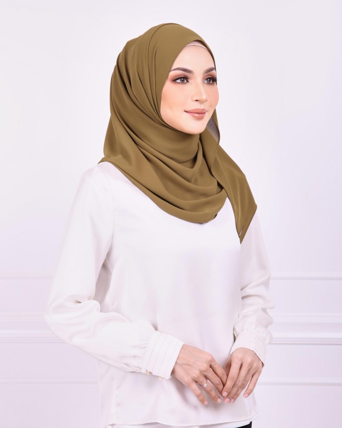 Basic Premium Chiffon (Army Green)