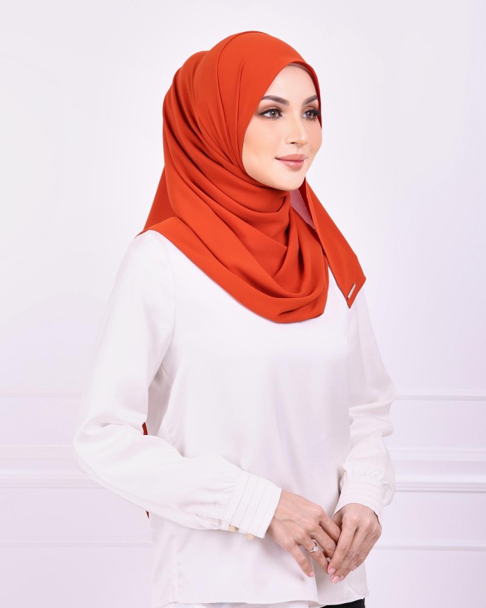 Basic Premium Chiffon (Burnt Orange)