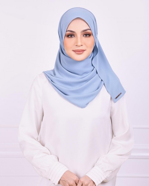 Basic Premium Chiffon (Aqua Blue) - Minor Defect