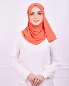 Basic Premium Chiffon (Tangerine) - Minor Defect