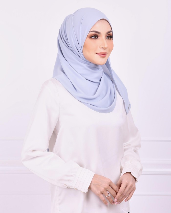 Basic Premium Chiffon (Sky Blue) - Minor Defect