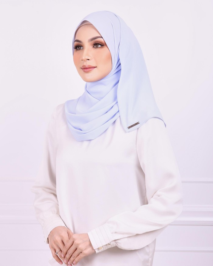 Basic Premium Chiffon (Powder Blue) - Minor Defect