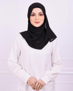 Basic Premium Chiffon (Black) - Minor Defect