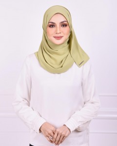 Basic Premium Chiffon (Green Apple) - Minor Defect