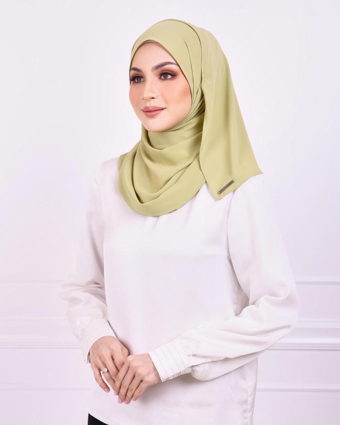 Basic Premium Chiffon (Green Apple) - Minor Defect