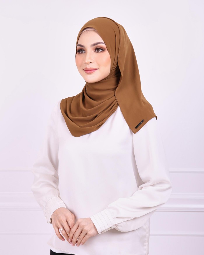 Basic Premium Chiffon (Coffee) - Minor Defect