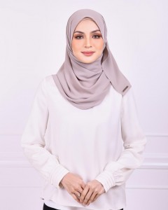 Basic Premium Chiffon (Grey) - Minor Defect