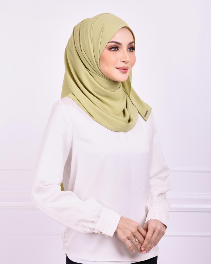 Basic Premium Chiffon (Green Apple)