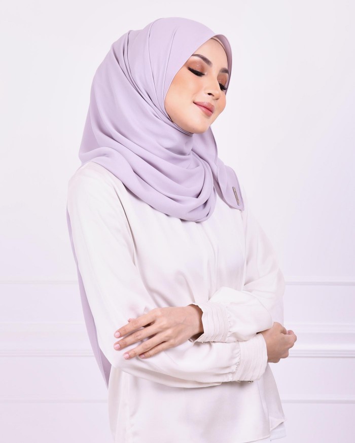 Basic Premium Chiffon Shawl (Heather)