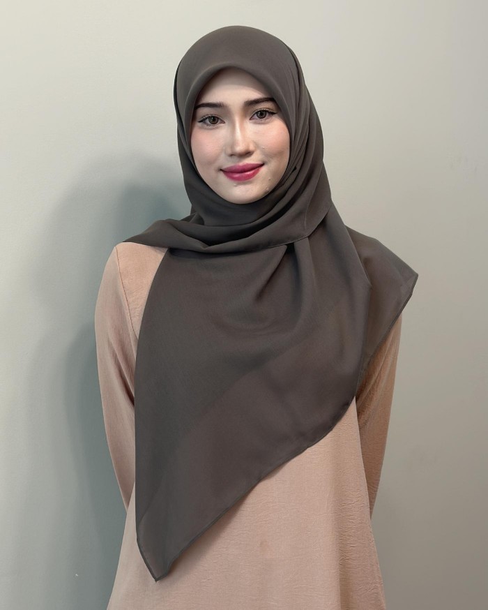 BAWAL PLAIN - ASYALLIEE ( CHARCOAL GREY )