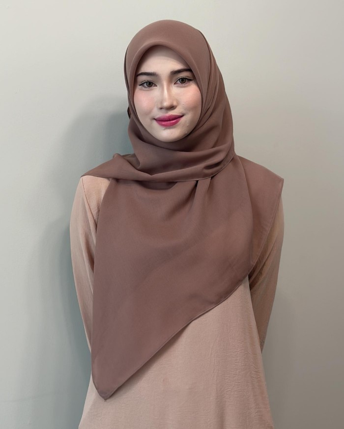 BAWAL PLAIN - ASYALLIEE ( CHOCO BROWN )