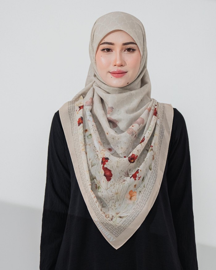 BAWAL PRINTED - HERMOSA ( NUDE BEIGE )