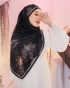 BAWAL PRINTED - FORESTLAND ( BLACK FOREST )