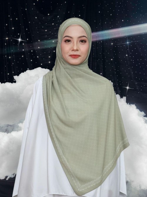 SHAWL CAHAYA SHAWAL IN MOSS GREEN