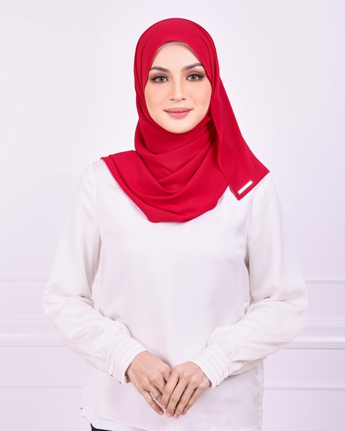 Basic Premium Chiffon (Maroon)