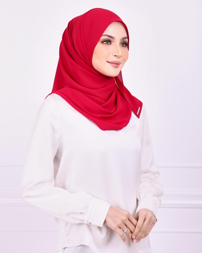 Basic Premium Chiffon (Maroon)