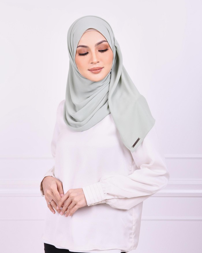 Basic Premium Chiffon  (Mint)