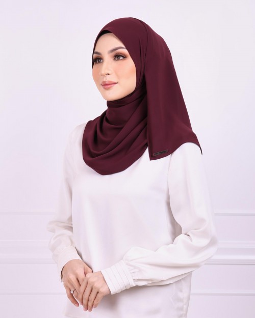 Basic Premium Chiffon (Mohagony Red)