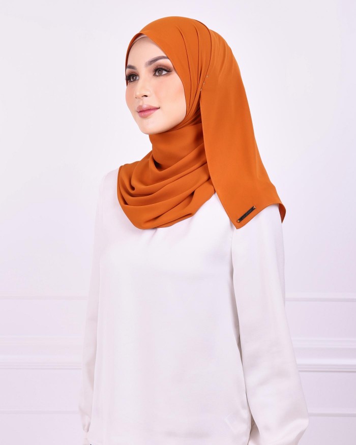 Basic Premium Chiffon (Pumpkin Spice)