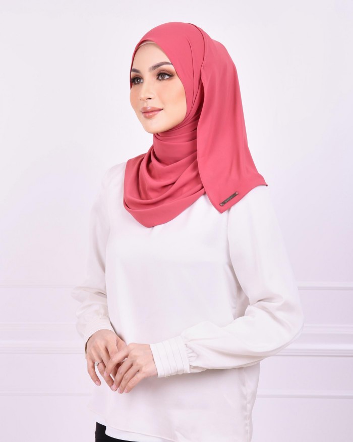 Basic Premium Chiffon (Raspberry Red)