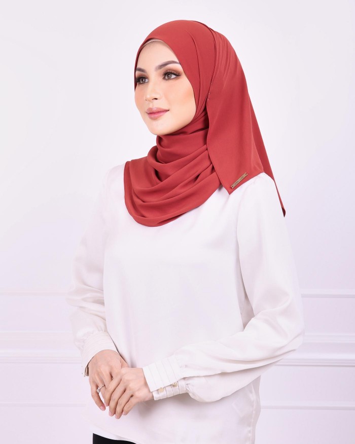 Basic Premium Chiffon (Red Ruby)