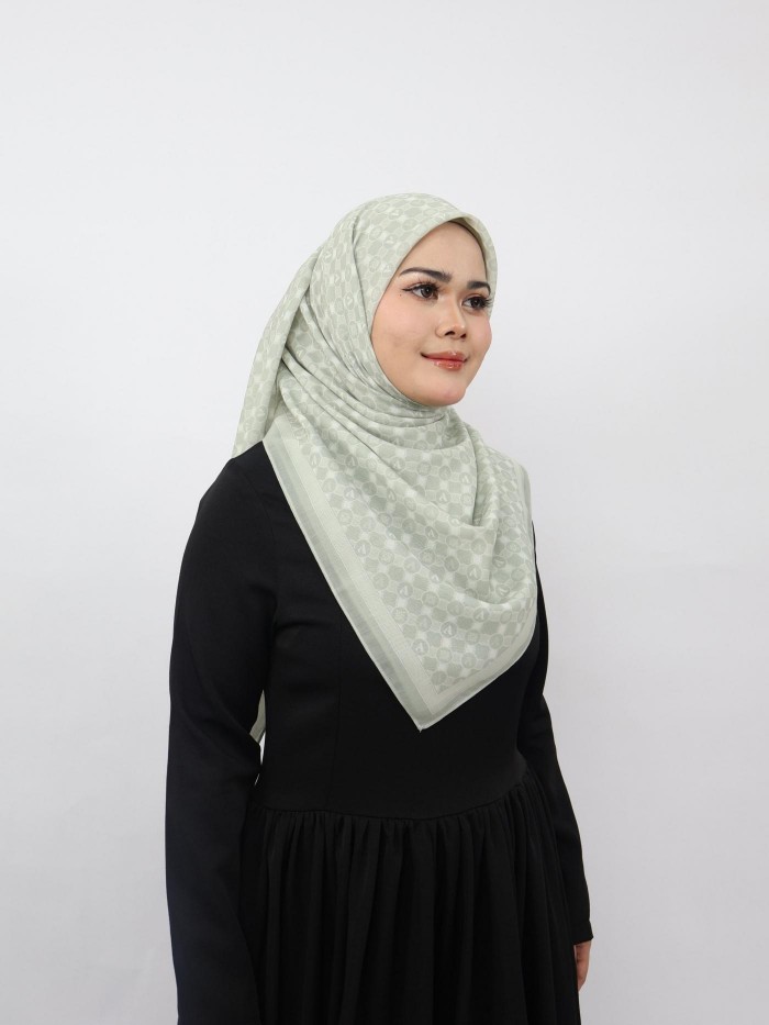 BAWAL CLASSY MONOGRAM IN SOFT SAGE