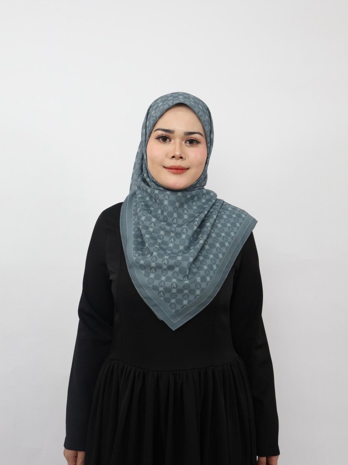 BAWAL CLASSY MONOGRAM IN STEEL BLUE