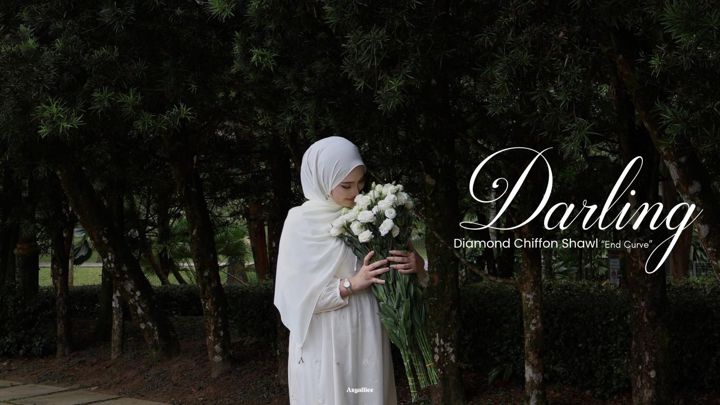 Shawl Darling Diamond Chiffon
